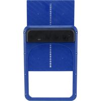 Ouvre-porte automatique pour poulailler, capteur de lumière, à piles, bleu