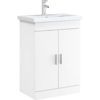 vidaXL Bathroom Under Sink Cabinet White 78.5 x 37.5 x 81 cm