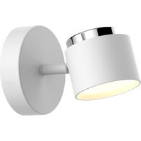 Applique LED orientabile bianca 3000K Kubik Polux 318213