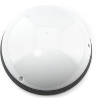 Plafón con sensor IP54 Clase II antivandálico Negro LED luz fría