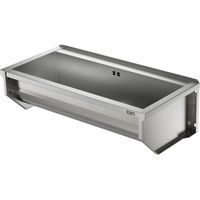 SOLIDUM 90 Edelstahl Ausgussbecken