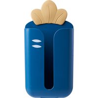 Toilettenpapierhalter, niedlicher Toilettenpapierhalter, Wandmontage, Arbeitsplatten-Organizer für Badezimmer und Küche (Farbe: Blau)