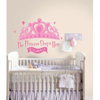 RoomMates stickers muraux - Princess sleeps here
