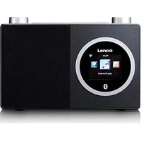 Lenco dir 70 - radio internet portatile - radio dab - radio digitale retro - wifi - bluetooth - schermo a colori da 24 pollici - 3 w rms - 4 stazioni - controllo tramite applicazione con airmusic -