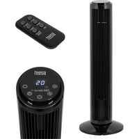 Ventilatore a colonna, ventilatore da pavimento, timer silenzioso, telecomando, Teesa