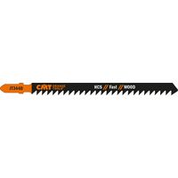 JT344D-5 5 LAMES POUR SCIE SAUTEUSE EN HCS POUR BOIS DROITE ET BRUT 132X4X6TPI