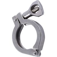 Collier de serrage Tri Clamp Clover robuste de 1,5 pouce en acier inoxydable (virole Tri Clamp 50,5 mm)