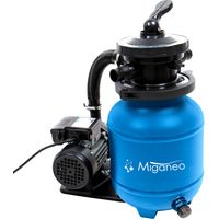 Système de filtration à sable Miganeo Dynamic 6500 Speed Clean bleu 4,5 m³/h de puissance