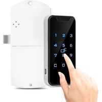 QiMeiTech Serrure électronique, Smart Digital RFID Password Lock Touch Keypad Verrouillage électronique du classeur