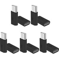 Adaptateur de charge pour téléphone portable USB-C vers micro-USB compatible avec toutes les prises USB-C.