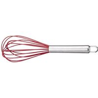 Lacor Silikon-Schneebesen Silber und Rot 20 cm