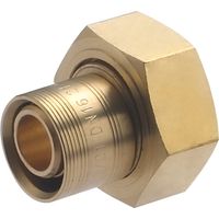 Noyon & Thiebault – Raccord laiton femelle écrou libre à glissement pour tube PER Ø16 – F20x27 (3/4) – Résiste à 6 bar et 90°C – Conforme norme NF
