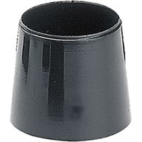 Embout rond renforcé “CNT01” en polyéthylène noir Ø2,8x3,2cm (25 unités) MICEL
