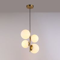 Glaskugel-Pendelleuchte ‚TANNA‘ - E27 - Ø 15cm