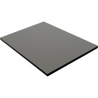 Pannello di rivestimento in laminato HPL compatto - Colore: Grigio quarzo, spessore 6mm, larghezza 130cm, lunghezza 61cm, superficie coperta in m2: 0.79