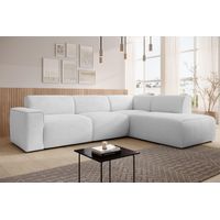 AX LIVING Couch Sofa L Form Didim L Weiß 292 stilvoll & bequem R