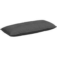 vidaXL Back Pillow Dark Grey 120 x 50 cm Corduroy Fabric