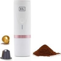 Cafetera portatil a bateria usb 80 ml blanca boj
