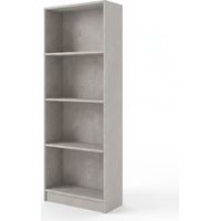Libreria Scaffale Moderna 60x24x170 cm Mobile Soggiorno Ufficio Legno cemento