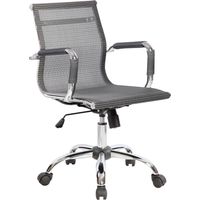 Chaise à Roulettes - Fauteuil de Bureau Gris