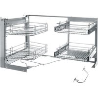 bastidor extraible evona con cestos crom modulo modulo 900 mano izquierda