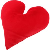 Coussin Cœur Rouge pour Saint-Valentin Doux et Moelleux pour Lit Canapé Décoration Intérieure pour Femme Fille