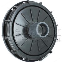 Negomix – Couvercle 220 mm avec prise PVC 50/63 – Raccord pour cuve 1000 litres – Vissage direct sur ouverture supérieure – Étanchéité renforcée