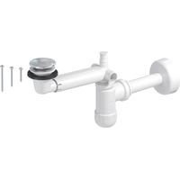 PREVEX Preloc Universal-Siphon für Waschbecken platzsparend 32/40 mm Pop-Up vormontiert PREVEX Preloc Universal-Siphon für Waschbecken platzsparend 32/40 mm Pop-Up vormontiert