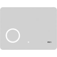 Intelligenter rechteckiger Badezimmerspiegel mit LED-Beleuchtung 80x60 cm