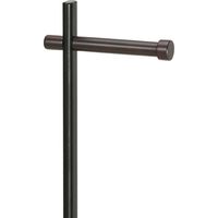 ANDREA HOUSE BA66192 Portarrollos de Pie con Escobilla Negro De Metal y Madera - ref: BA66192
