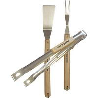 Set 3 Accessoires Bbq Essentiel Outils De Grillade Indispensables - Cook In Garden