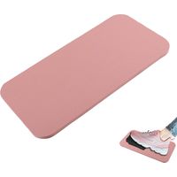 Sewing Machine Pedal Mat, 13.4x6.7 Inch Waterproof Sewing Machine Foot Pedal Pad Non Slip Sewing Machine Mat Accessories for Quilting Sewing, Easy to Clean (Pink)