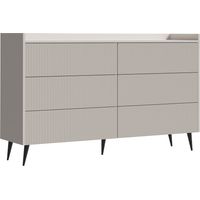 Commode Mirfivu 102 , Avec tiroirs, Nombre de tiroirs: 6, 92x150x41cm