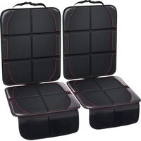 2 Pièces Protection de Sièges de Voiture,Protèges Protecteur de siège de Voiture,Protecteur de Siege de Auto pour Enfants,Couvre Siège Auto Antidérapage,Taille Universelle avec Organisateur