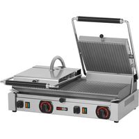 Gril de contact électrique nervuré 57x24 400 V REDFOX - PD 2020 R - REDFOX