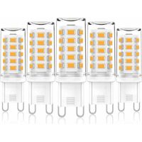 G9-Maiskolbenlampe, warmweiß, 220 V, 33 LEDs, 3 W, warmweißes Licht (3000 K), 5 Stück