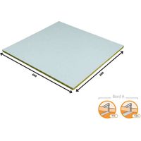 Dalle plafond acoustique Minerval A 12 60x60 cm - epaisseur 12 mm blanc - carton de 40 dalles - EUROCOUSTIC
