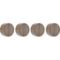 magnetoplan Magnet Circle (Ø) 30 mm Walnuss 4 St. 1665451