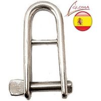 Manille droite à barette automatique inox A4 gloma - Diamètre: 5