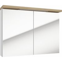 Naturel Stilla Spiegelschrank + LED 80x60 cm weiß (STILLAE08002)