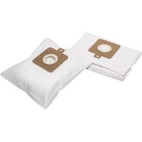 vhbw 10x Sacs compatible avec Princess RED FOX 332825 aspirateur microfibre non tissée, 51, 23,5cm x 17,5cm blanc