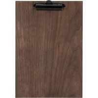 Securit Viejo Valle porta-menú de madera nogal marrón vintage