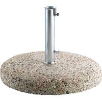 Base per ombrellone peso da 50kg tubo da 65mm, in graniglietto