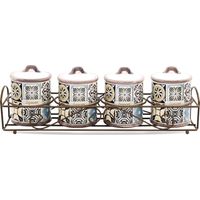Lot de 4 pots à épices MAESTRO Holiday in Porto MR-20005-04CS