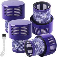 2 Pack Filtre pour Dyson V10 SV12 Cyclone Series, Compatible pour Dyson V10 Absolute, V10 Animal, V10 Motorhead DY-969082-01