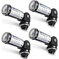 4 capteurs crépusculaires pour éclairage extérieur, interrupteur à cellule photoélectrique pour éclairage mural de porche (120 V)