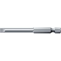 Embout pour vis à fente 1/4'', semi-dur, 89 mm de long, Larg. : de lame x Épaisseur de lame : 4,0 x 0,8 mm
