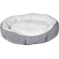 K CAMA PARA MASCOTA, REDONDA 57 X 52 X 16 CM MENTA-GRIS