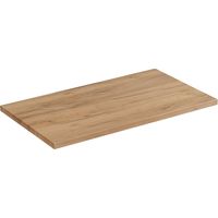 Piano lavabo NALYA 61 cm - Rovere chiaro - Ripiano superiore per mobile sospeso