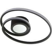 Lindby LED 'Thalina' in Nero da Metallo